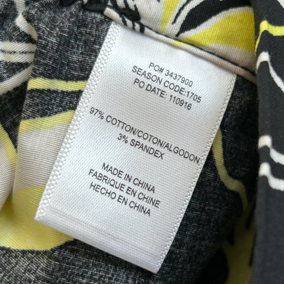 * Splendid Midi Floral Skirt Tiered Elastic Waist Band Cotton Blend LARGE -I1480 - Picture 5 of 6